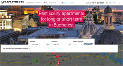 Desktop Screenshot of luxapartments.ro